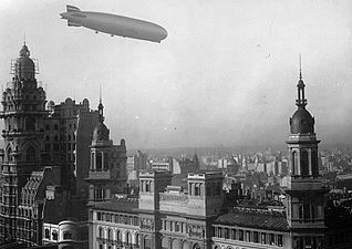 "Graf Zeppelin" över Buenos Aires 1934
