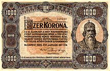 1000 крон 1920 року