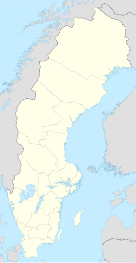Söderhamn li ser nexşeya Swêd nîşan dide