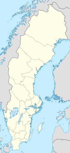 Mapa konturowa Szwecji, na dole znajduje się punkt z opisem „Most Olandzki”