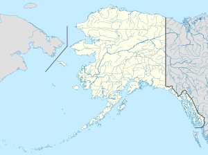 Головін. Карта розташування: Аляска