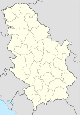 Tolisavac na mapi Srbije