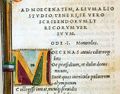 Horaz-Ausgabe, Antiqua und Kursive von Francesco Griffo, gedruckt 1501 bei Aldus Manutius in Venedig