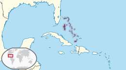 Karte von Bahamas