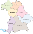 Regierungsbezirke Bayern
