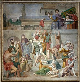 Elemosina di Santa Cecilia, (1612-1615), ciclo delle Storie della santa nella chiesa di San Luigi dei Francesi, Roma