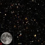 Skeusen an Hubble Deep Fieldkemerys gans Pellwellell Efanvos Hubble, ow tiskwedhes lies galaksi