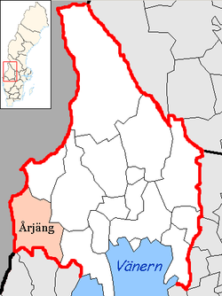 موقعیت بخش اورینگ در نقشه