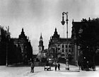 Blick entlang der Kaiser-Wilhelm-Straße 1899