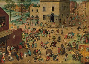 Pieter Brueghel l'Ancien (1525-1569), Les Jeux d'enfants, 1560.