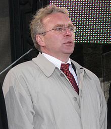 Pokorni Zoltán a FIDESZ Dísz téren tartott ünnepi megemlékezésén, 2008. október 23.