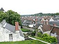 Blick vom Schlosshof über das Dorf Saint-Aignan