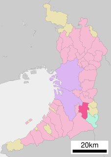富田林市位置図