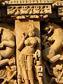 Phù điêu apsara ở đền Khajuraho, Ấn Độ