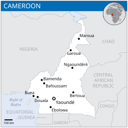 موقعیت Cameroon