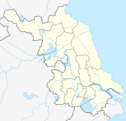 Сюйчжоу. Карта розташування: Цзянсу