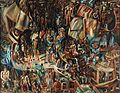 Композиция. Корабли, 1913—1915. Çу, пусма. Патшалăхăн Третьяков галерейи. 117,0×154,0 см.