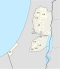 Віфанія. Карта розташування: Палестина