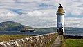 Image 17Rubha nan Gall lighthouse, Tobermory, Mull, built in 1857 by David and Thomas Stevenson, with a Caledonian MacBrayne ferry in the background Credit: Colin