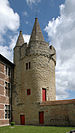 Eckturm des Schlosses Laarne