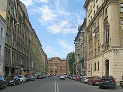 Рыбацкая улица, вид от Большого проспекта