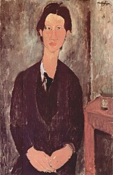 آمادئو مودیلیانی، Portrait of Chaim Soutine, 1916