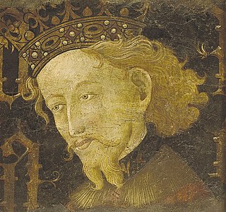 Retrat imaginari identificat amb Jaume I (1427 Mateu i Gonçal Peris)