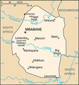 CIA map of Eswatini