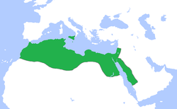 The Fatimid Caliphate at its peak, c. 969.