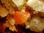 Gula halitkristaller