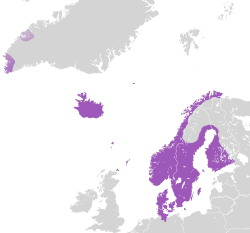 Kalmarska unija okoli leta 1400