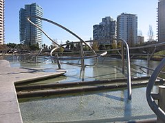 Parque de Diagonal Mar (1999-2002), de Enric Miralles y Benedetta Tagliabue.