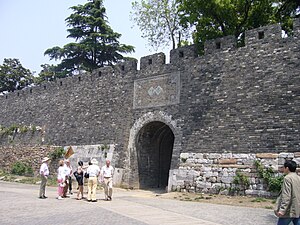 Deel van de oude stadsmuur