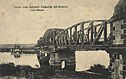 Postkarte der Oderbrücke mit Blick auf das Ostufer, 1910er Jahre