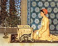 دختری در حین تلاوت قرآن ۱۸۸۰ م. مجموعهٔ خصوصی