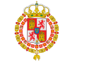 Vlag van Spanje (1701–1793) in forte en kastele