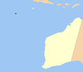 Location map for the Shire of Cocos
