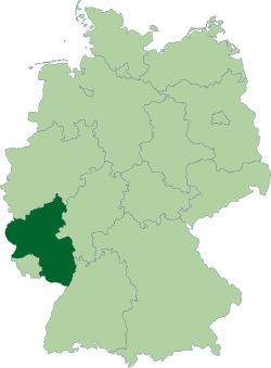 Райнлянд-Пфальц на мапе
