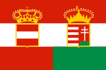 Handelsflagge von Österreich-Ungarn 1869–1918
