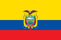 Det ecuadorianske flagget.