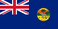 Die Flagge von Britisch-Westafrika 1821 - 1888, Seitenverhältnis 2:1