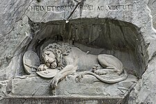 Löwendenkmal i Luzern