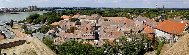 File:Petrovaradin (Peterwardein) - panorama from the fortress (by Pudelek).jpg