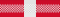 Medaglia del giubileo di re Cristiano IX (Danimarca) - nastrino per uniforme ordinaria