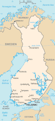 Finlandia - Mappa