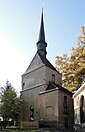 Kirchturm der alten Kirche in Leuben