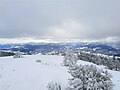 Панорамски поглед са врха Гоча зими