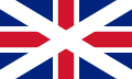 Версия на първия Юниън Джак използвана в Шотландия с белия Андреевски кръст (шотландския символ) отгоре. Използва се от 1606 до 1707