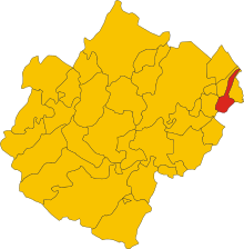 Localisation de Savignano sul Rubicone