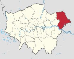 Havering shown within Greater London